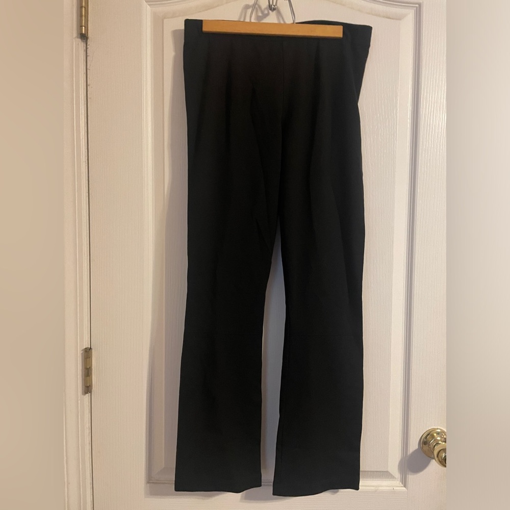 Vince Black Women's Pull On Boot Cut‎ Pants L Career Preppy Basic